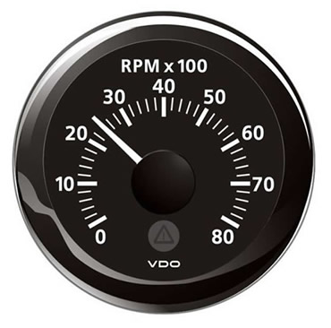 Marine Rev Counter Gauges 8000 RPM